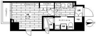 ステージグランデ新御徒町アジールコートの物件間取画像